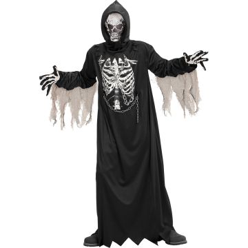 Grim Reaper kostym med kedja för pojkar