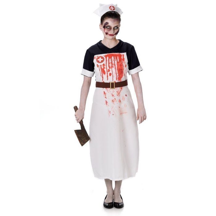 Zombie-sjuksköterskekostym för kvinnor