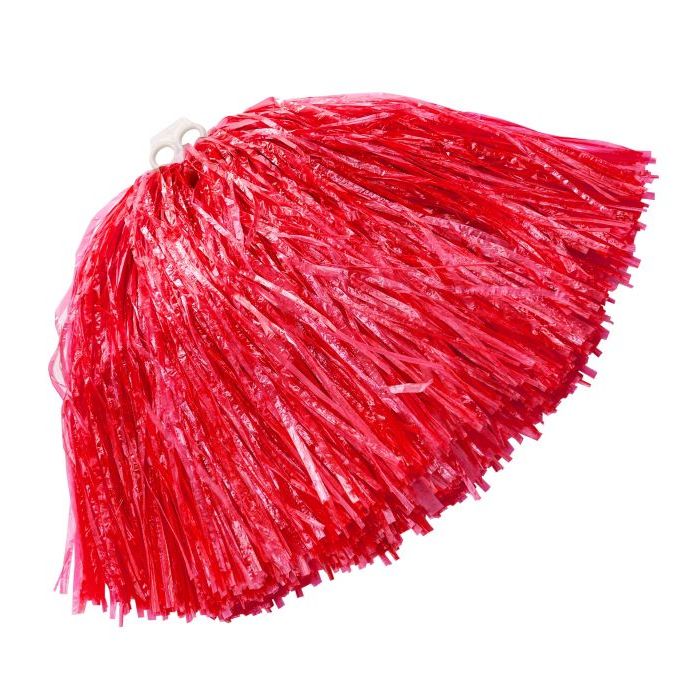 Cheerleader Pom Pom Röd - 1X