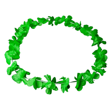 Hawaii krans neon halsband grön uv