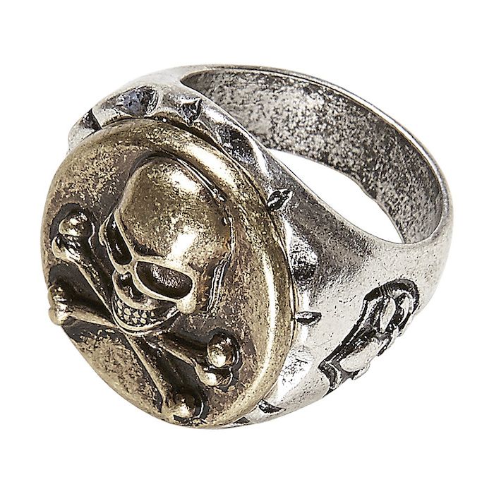 Skalle skelett ring