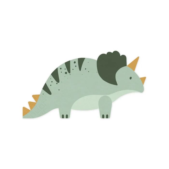 Dinosaur servetter 12x - 18x10 cm