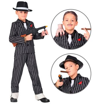 1920-tals gangsterdräkt för pojkar