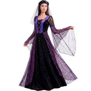Gothic Princess kostym i velour