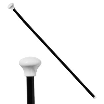 Svart käpp till 1920-tals kostym - 81 cm