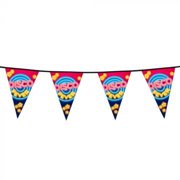 Disco fever flagguirlande - 6 meter