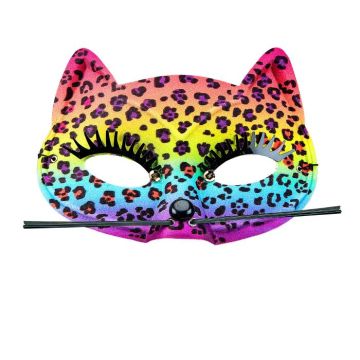 Regnbåge Leopardmask