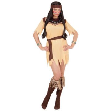 Indianerklänning Kostym - 3 delar