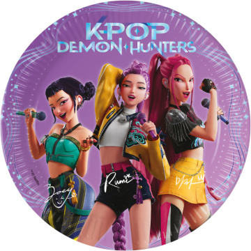 K-Pop Demon Hunters pappersfat 19,5 cm - 8x