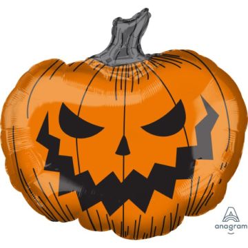 Ond halloween pumpa folieballong - 73 cm