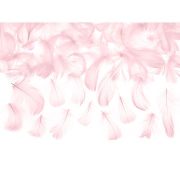Rosa Fjädrar - 3 g