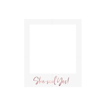 "She Said Yes!" Fotoram Rose Gold - 50 x 59,5 cm