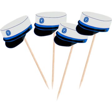 Blå Studenterhue Madpinde 30x - 7,5 cm