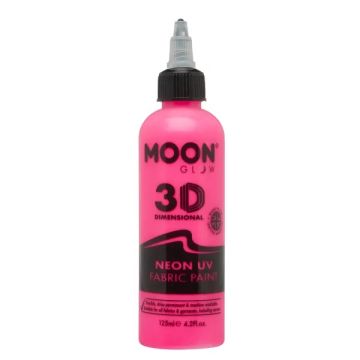 Neon UV Textilfärg Rosa - 125 ml