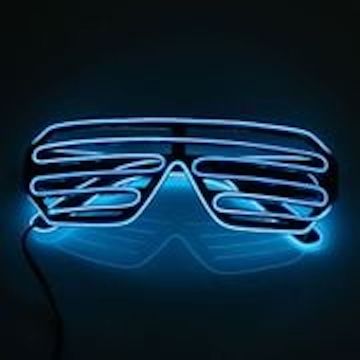 LED-Glasögon Blå