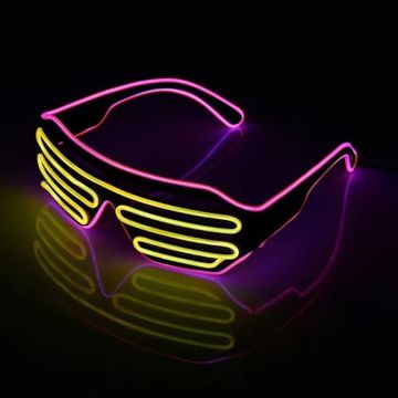 LED-glasögon Rosa Och Gul