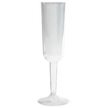 Champagneglas i Plast Transparent - 4 st