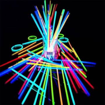 Glowsticks 100x - Självlysande flerfärgat armband
