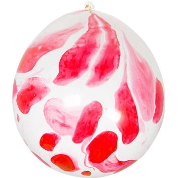 Ballonger med blodfläckar 6x - 30 cm