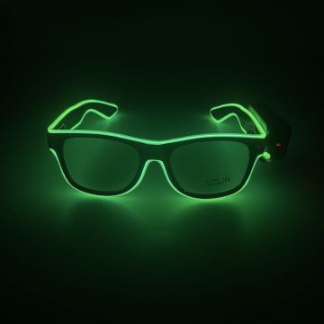 LED festglasögon - gröna