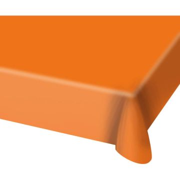 Orange plastduk - 130x180 cm