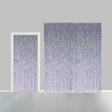 Holografisk Glittergardin - 100 x 240 cm