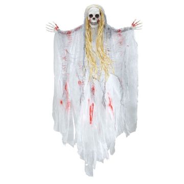 Blodigt skelett spöke - 90 cm