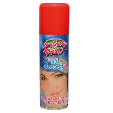 Hårspray med färg 125 ml röd