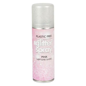 Glittersprej til krop og hår 125 ml pink