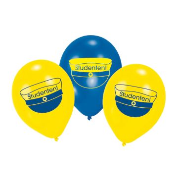Svenska Student ballonger 10x - 27,5 cm