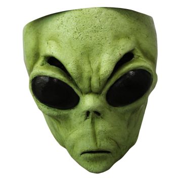 Grön alienmask