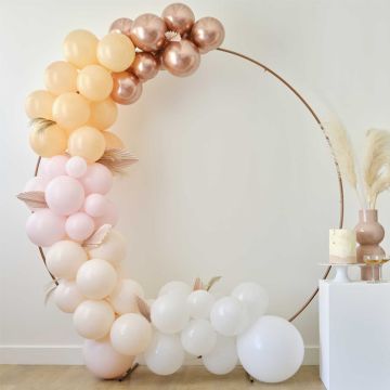 Peach & Rose Gold Ballongbåge