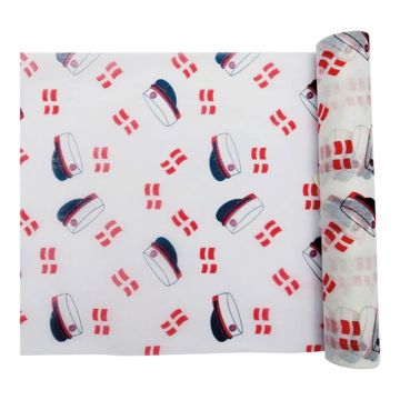 Rød Student Bordløber - 28 cm x 4 m 