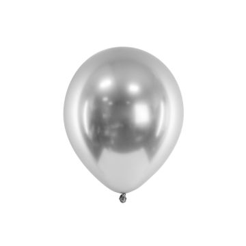 Silver Chrome Ballonger 10x - 30 cm