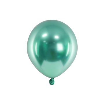 Grön Chrome mini ballonger 50x - 12 cm