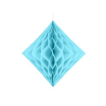 Diamant Honeycomb I Ljusblå- 20cm