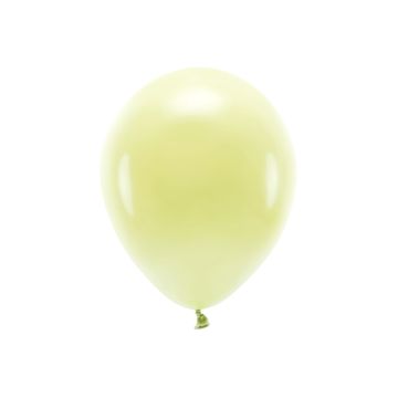 Pastell Ljusgula Ballonger 10x - 30 cm