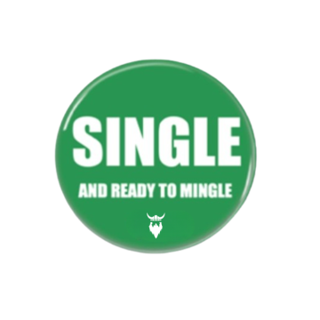 Trafikljus fest singel märken grön 10x - 58 mm