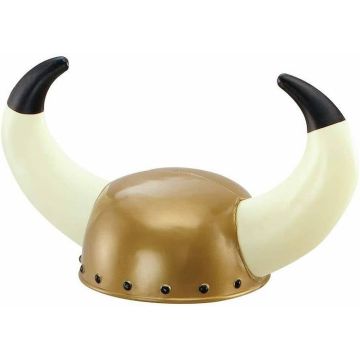 Vikingahjälm med horn