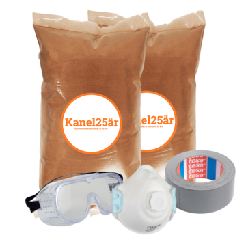 Kanel 5 kg inkl. udstyr 25 års