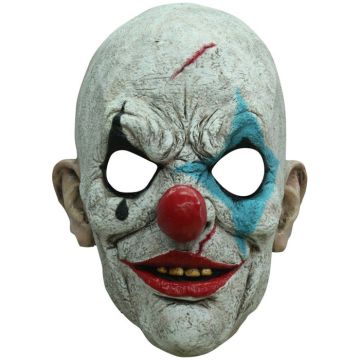Skräckinjagande gråtande clownmask