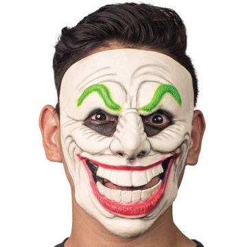 Läskig jester clownmask