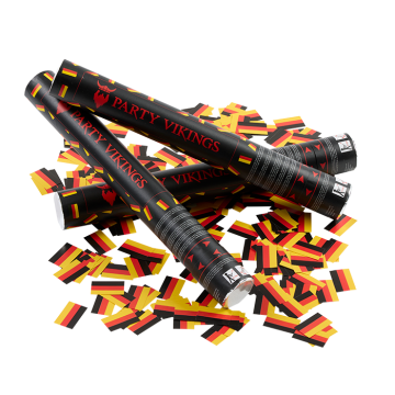 Tyskland konfettirör 40 cm PartyVikings Rektangulär konfetti 