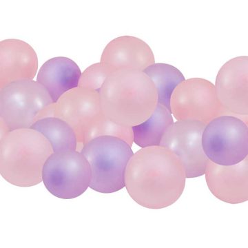 Mini Ballonger i Rosa Nyanser 40x - 12 cm