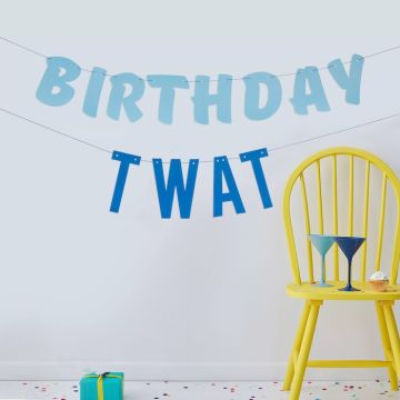 Happy Birthday Twat Girlang - 2,5 meter