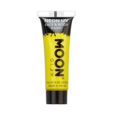 Intens neon UV ansikts- och kroppsmakeup 12 ml Moon Creations gul