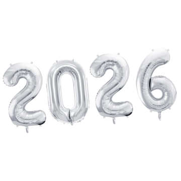 2025 Folieballong Silver - 35 cm