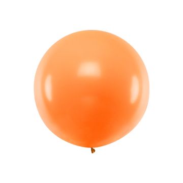 Stor orange ballong - 1 Meter 
