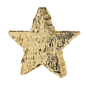 Guld Stjärna Pinata - 47 cm