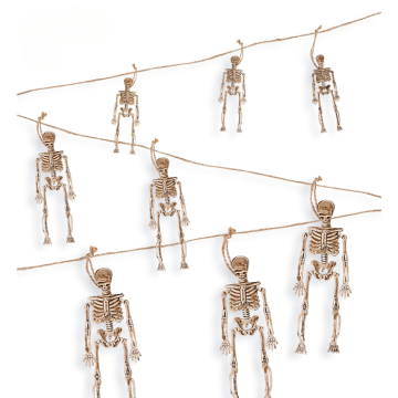 Skelet guirlande 8x - 11 meter
